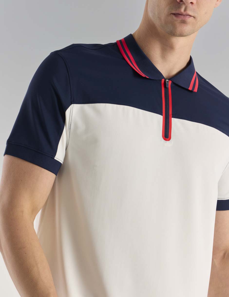 Playera tipo polo tennis para hombre 5