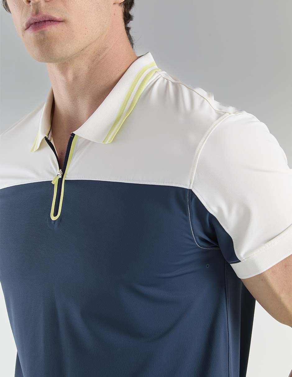 Playera tipo polo tennis X10 para hombre