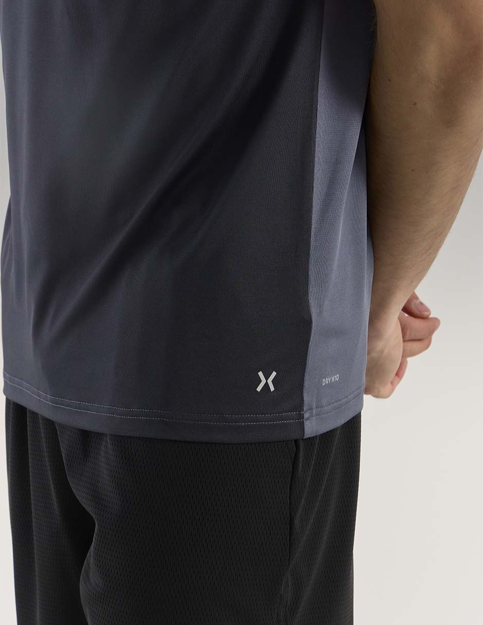 Playera deportiva para correr X10 de hombre