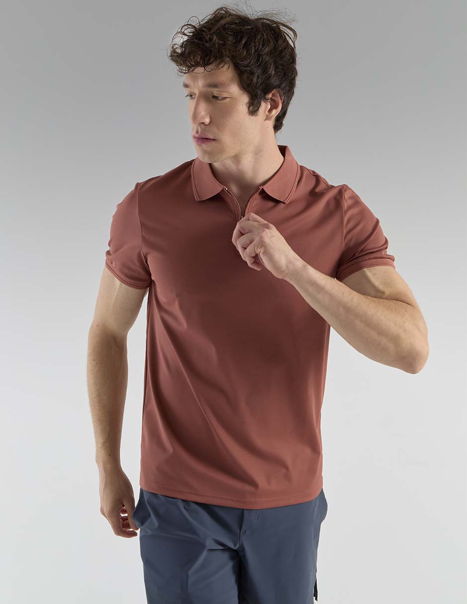 Playera tipo polo tennis para hombre