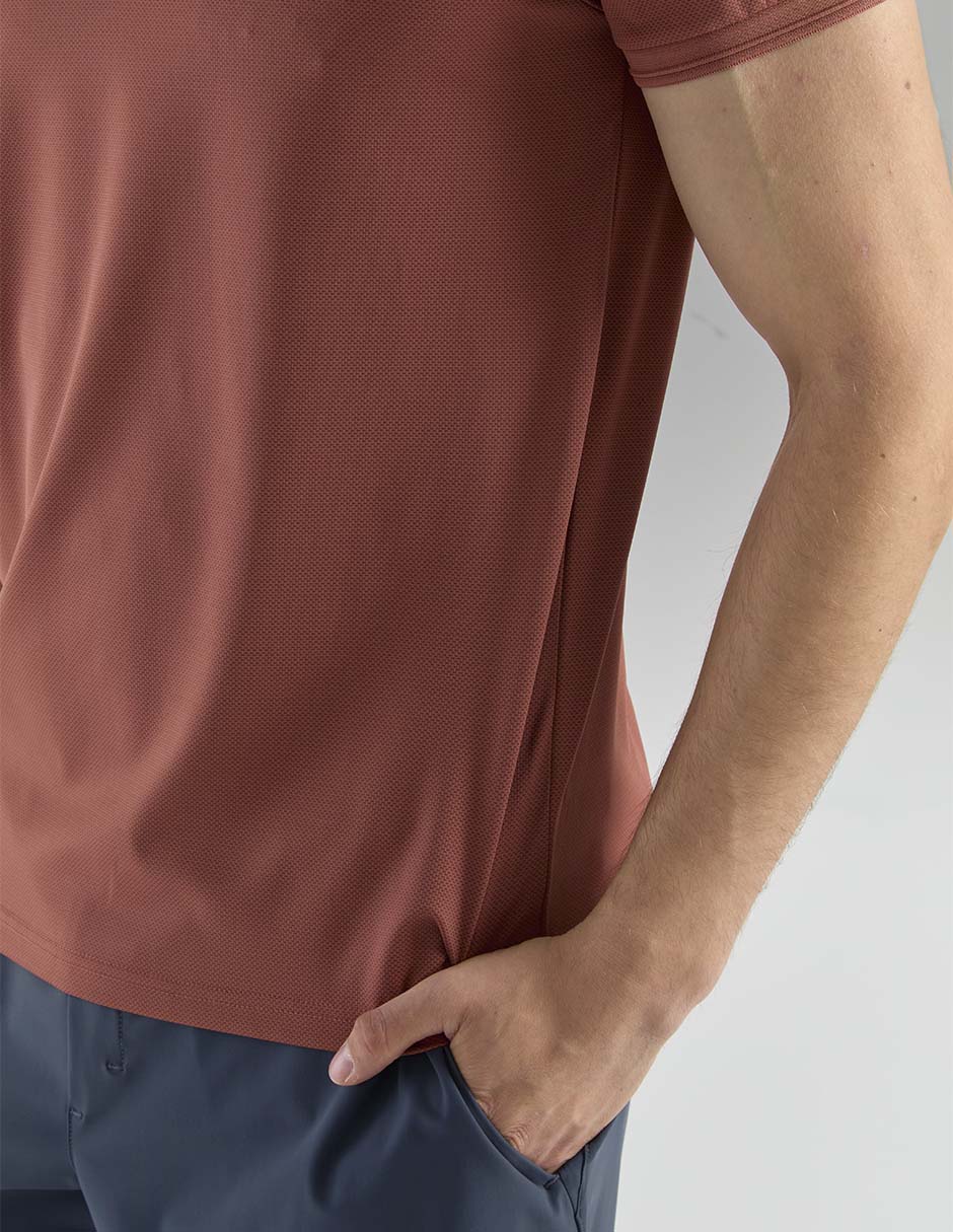 Playera tipo polo tennis X10 para hombre