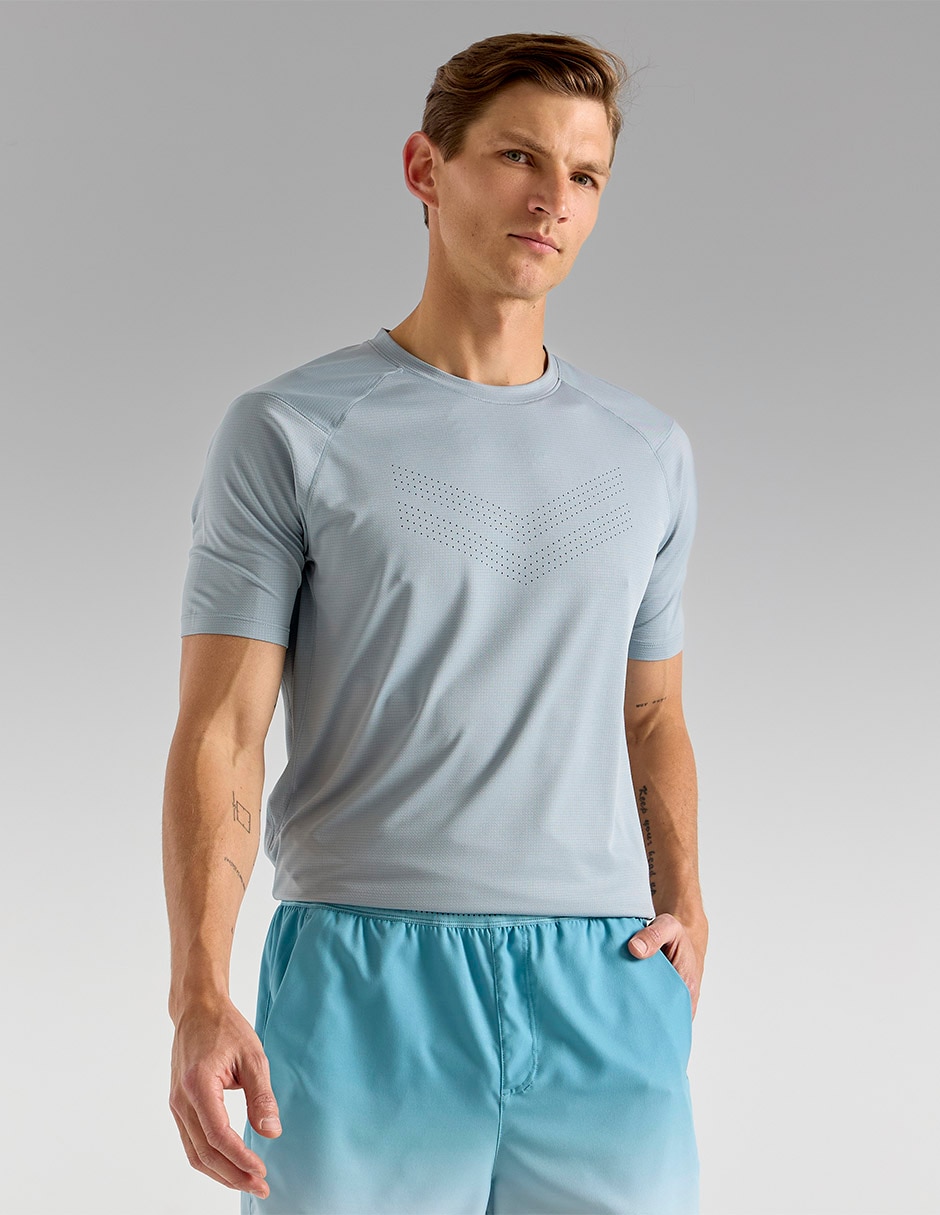 Playera deportiva para correr de hombre