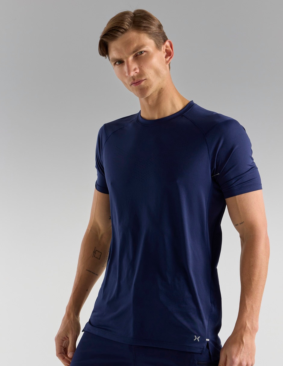 Playera deportiva para correr X10 de hombre