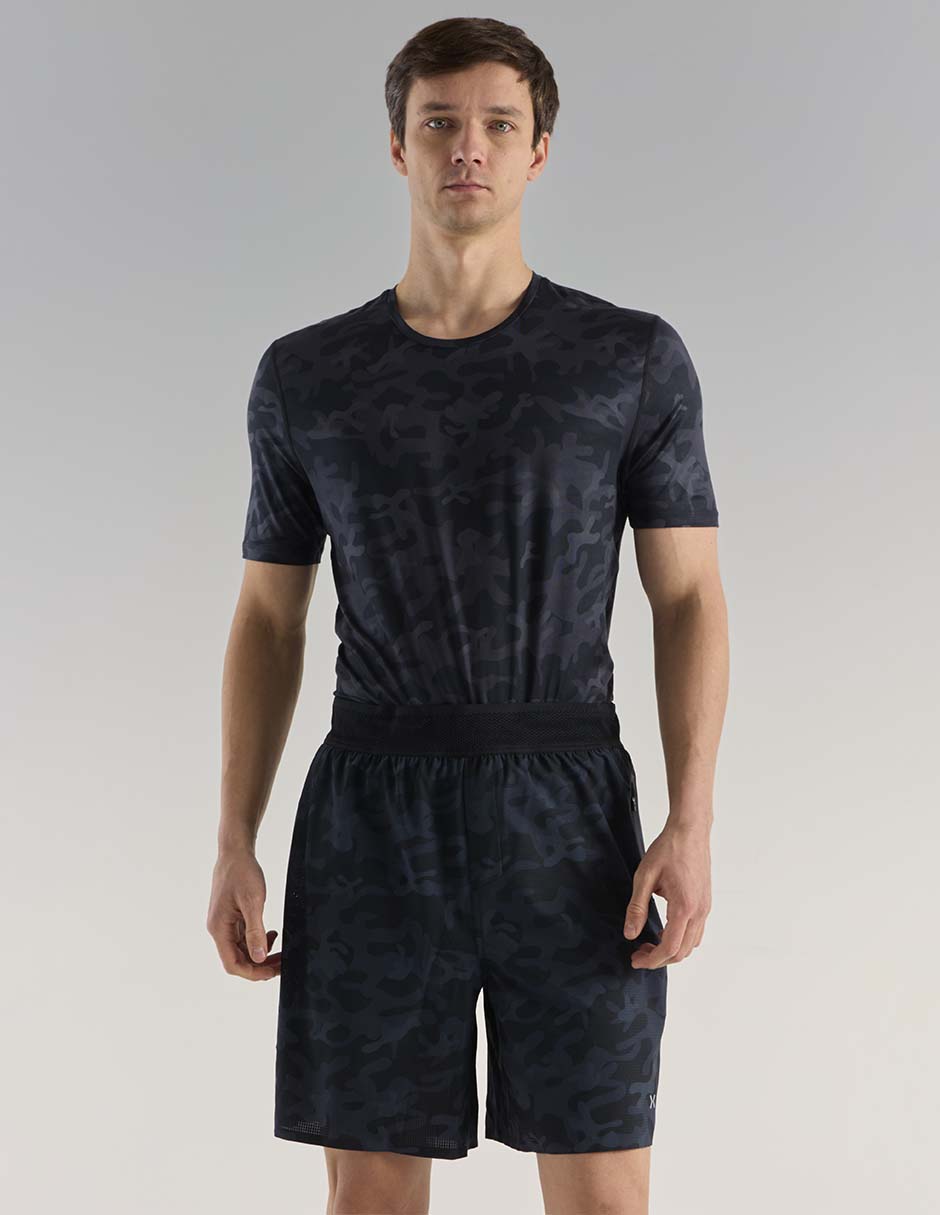 Short con malla con bolsillos para entrenamiento hombre