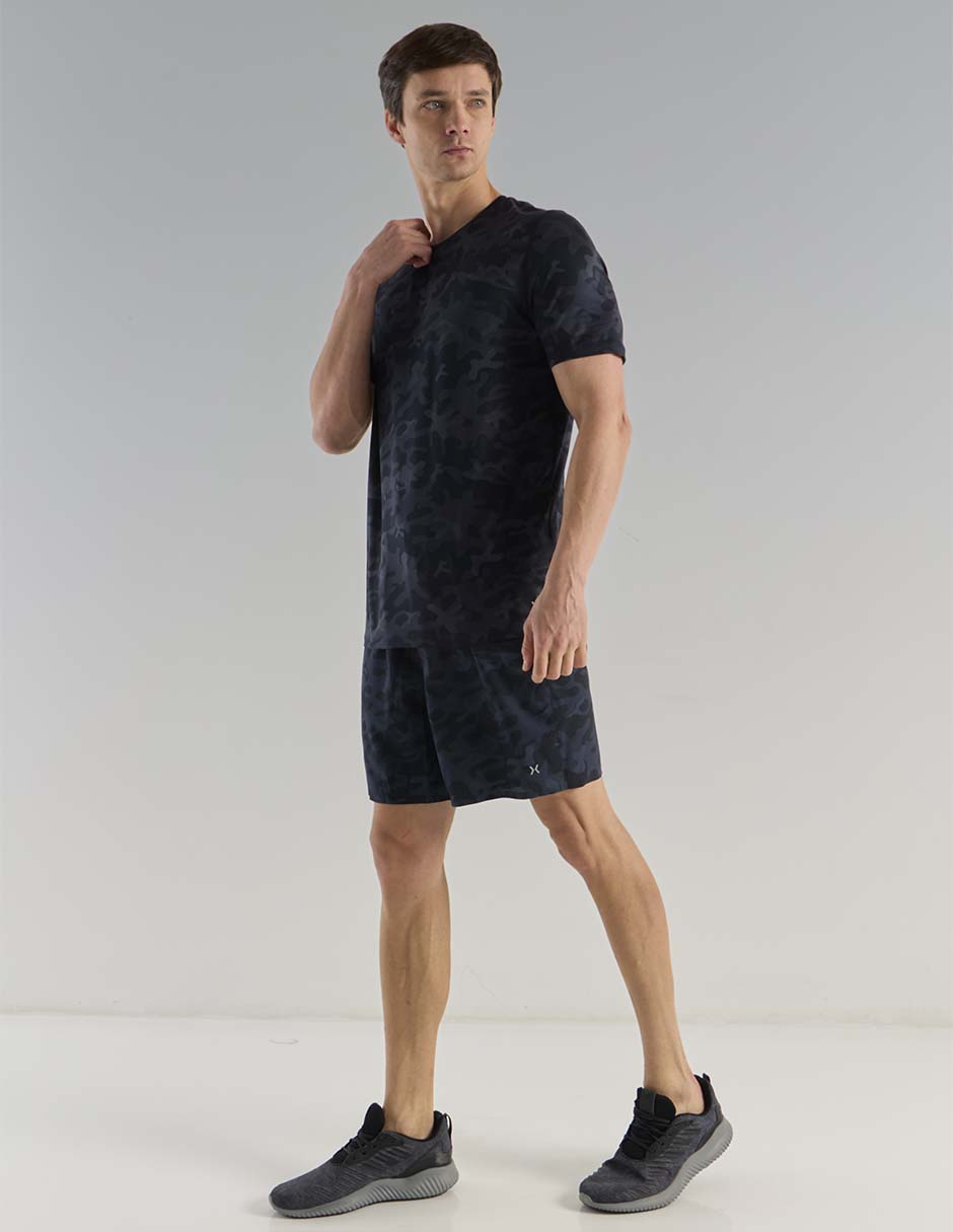 Short con malla con bolsillos X10 para entrenamiento hombre