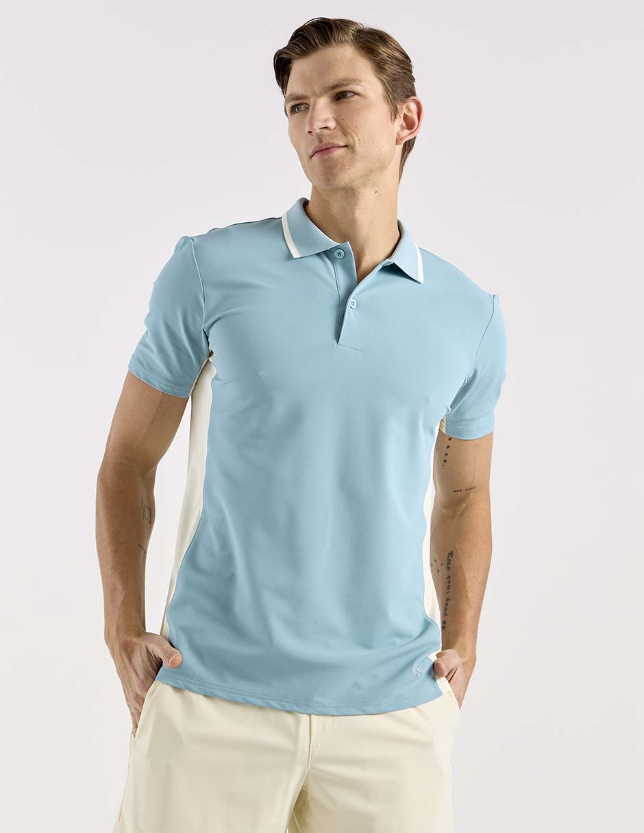 Playera tipo polo tennis X10 para hombre
