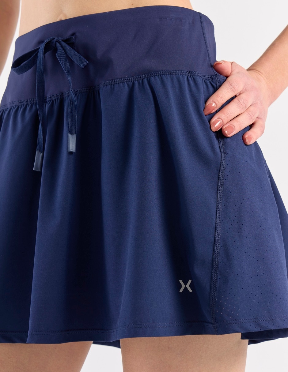 Falda short deportiva X10 para tennis mujer