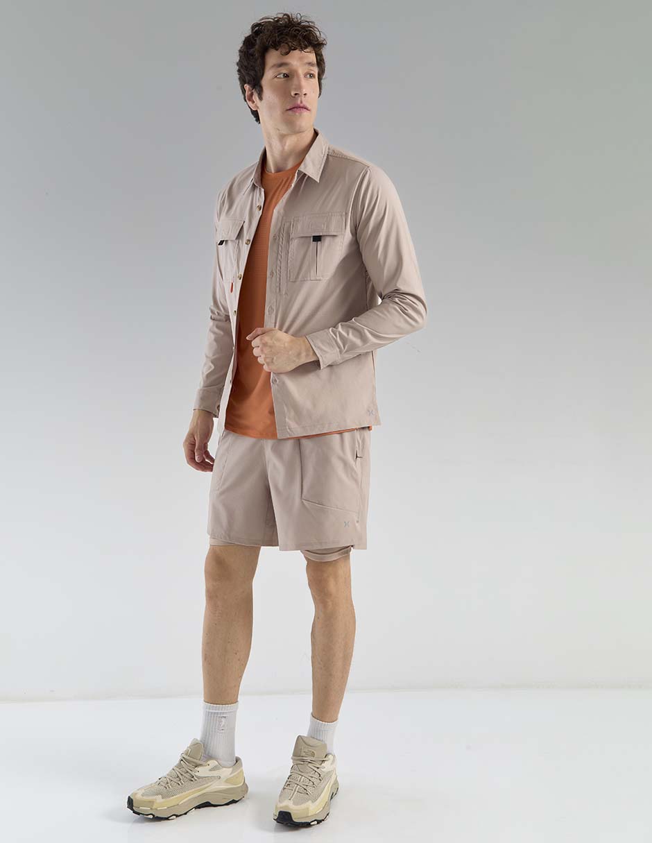 Short con malla con bolsillos para entrenamiento hombre 2