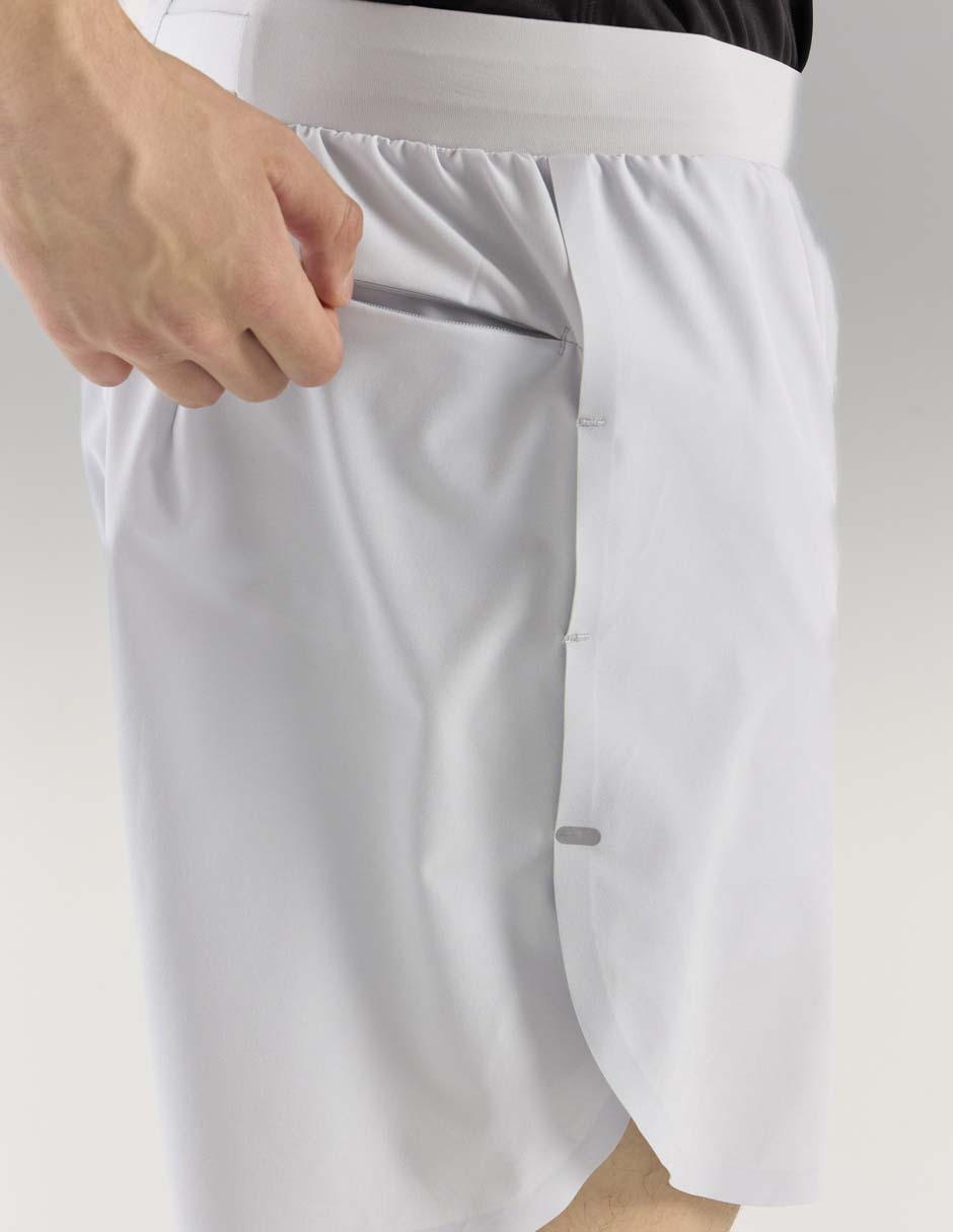 Short con malla con bolsillos X10 para correr hombre