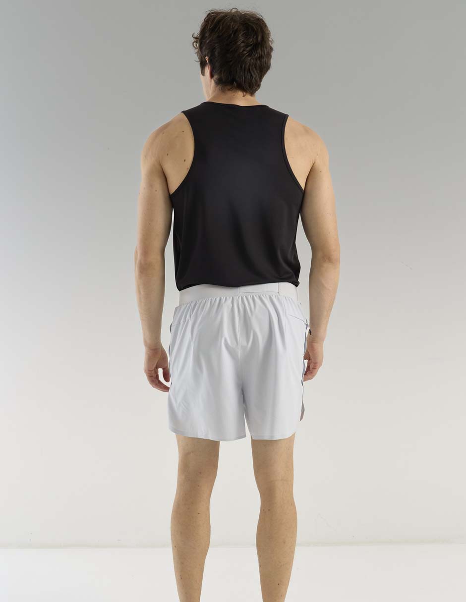Short con malla con bolsillos X10 para correr hombre