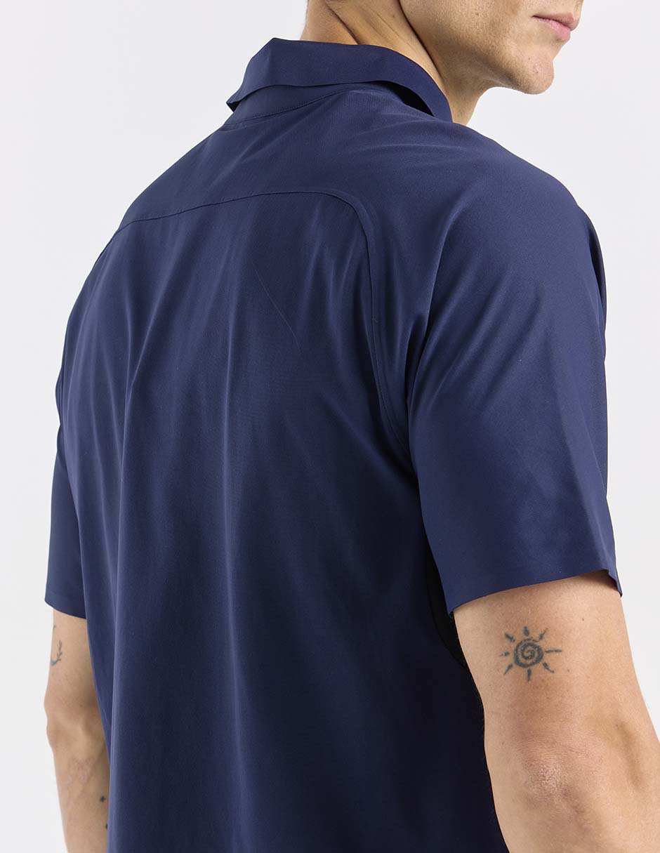 Playera tipo polo senderismo para hombre 5