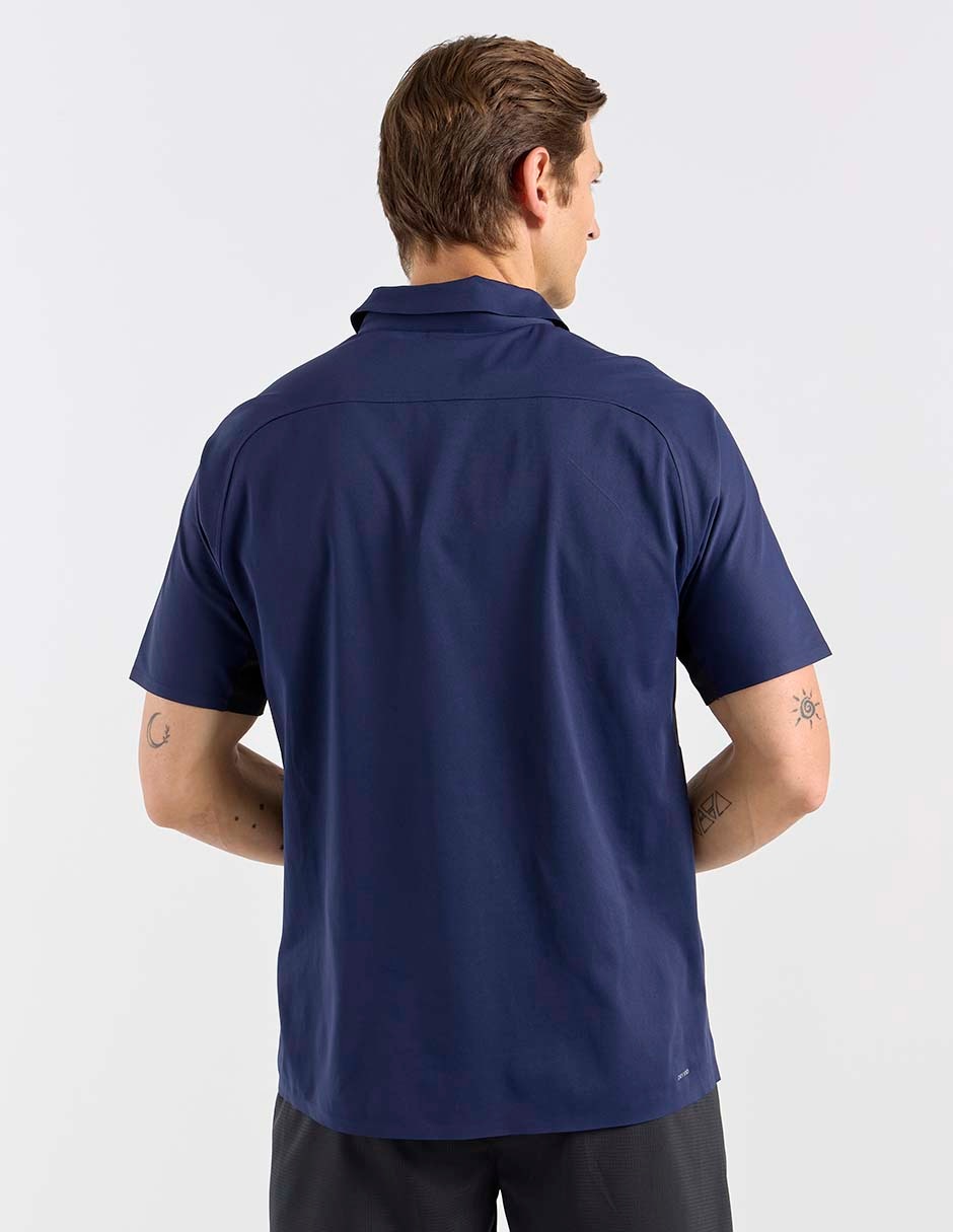 Playera tipo polo senderismo para hombre 6