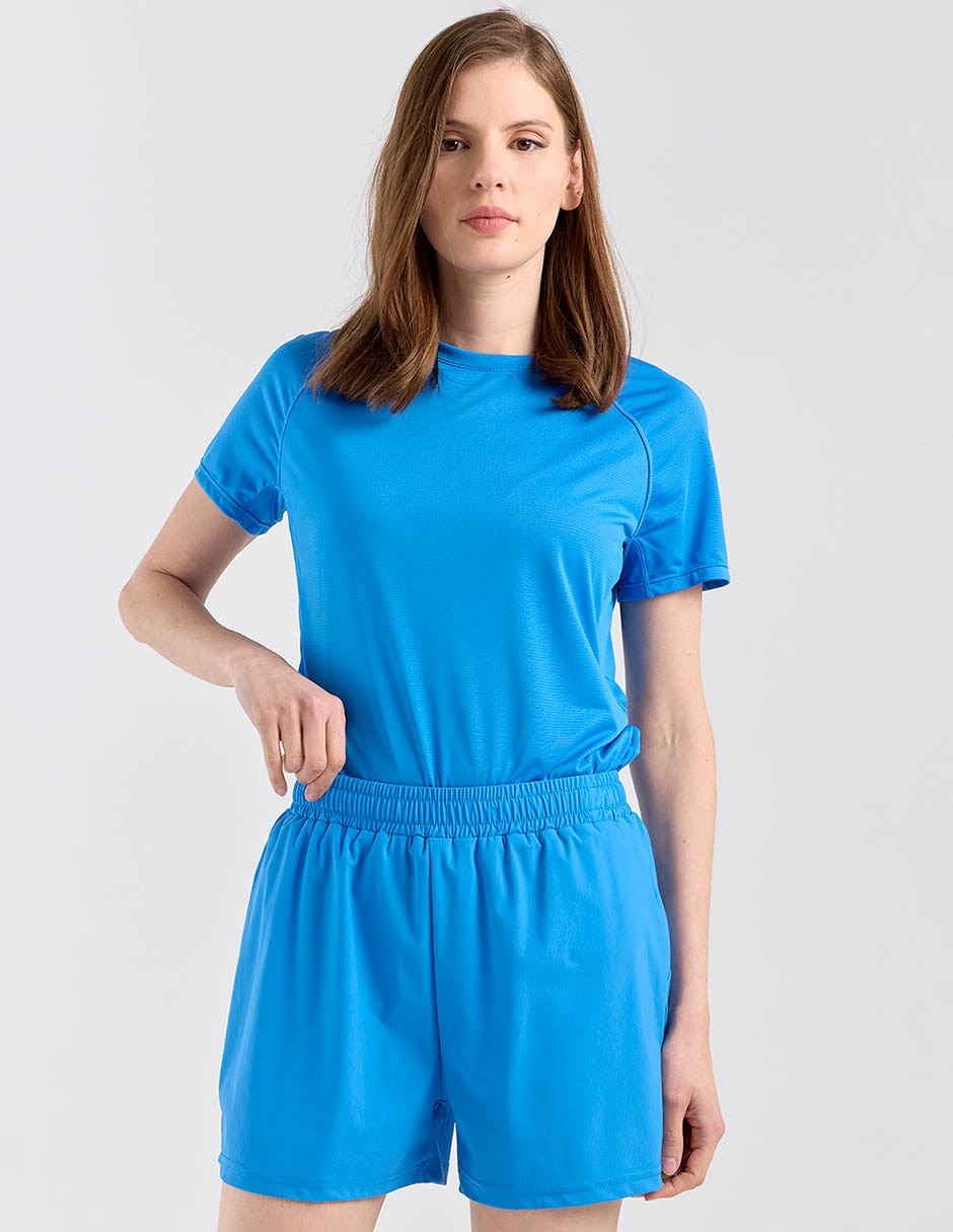 Short con malla para entrenamiento mujer