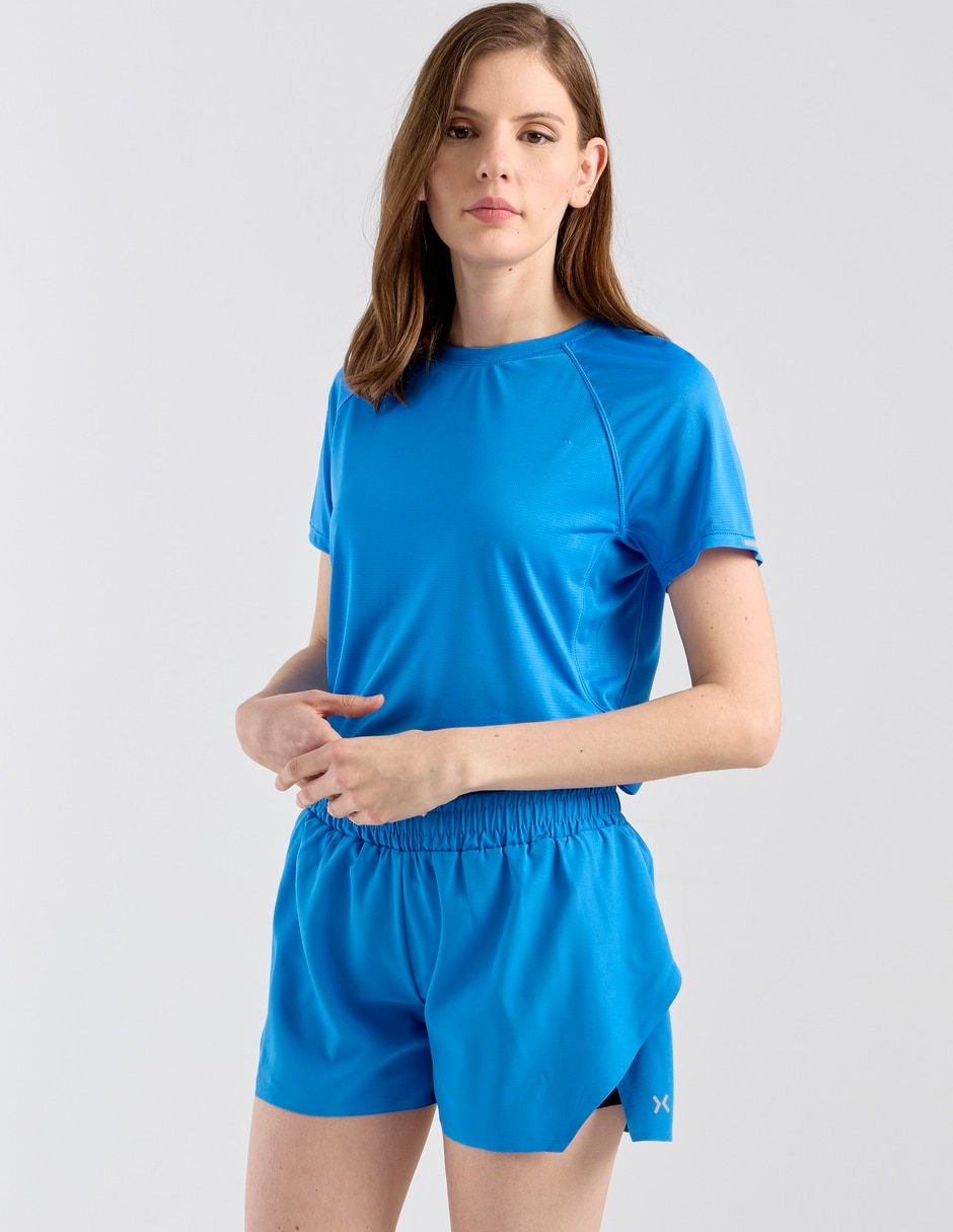 Playera deportiva térmico para correr X10 de mujer Playera deportiva térmico para correr X10 de mujer