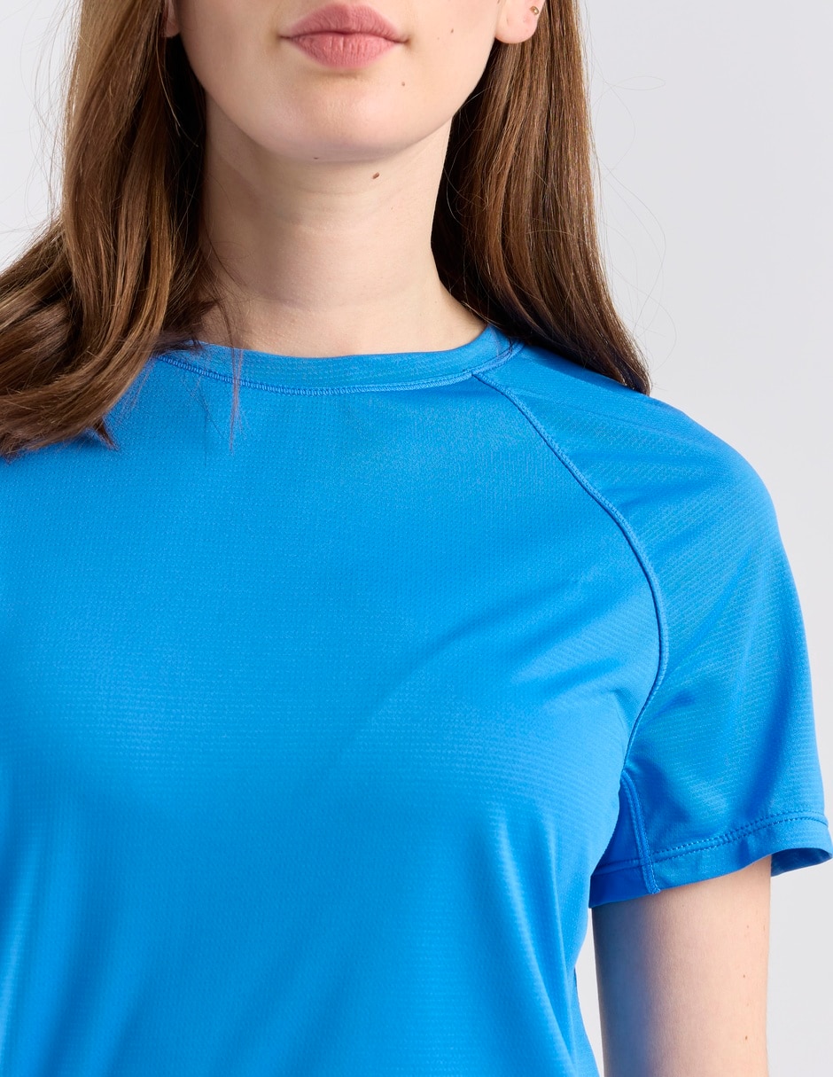 Playera deportiva térmica para correr de mujer 4