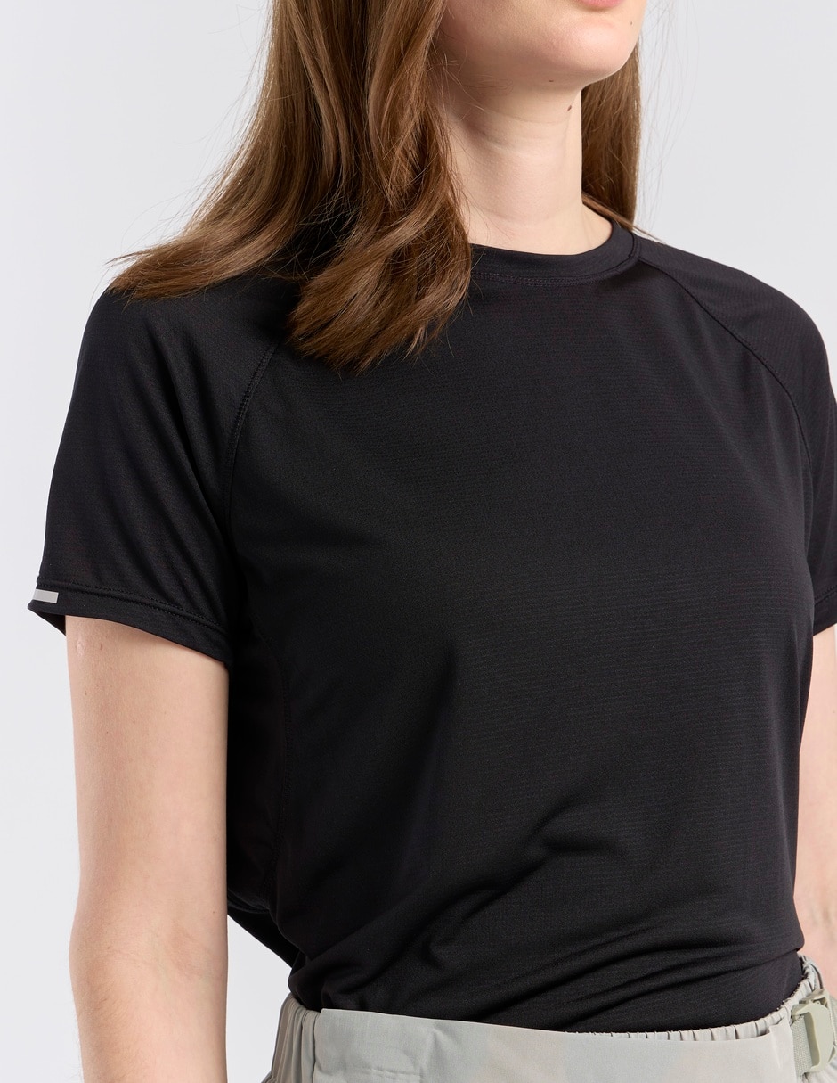 Playera deportiva térmico para correr X10 de mujer
