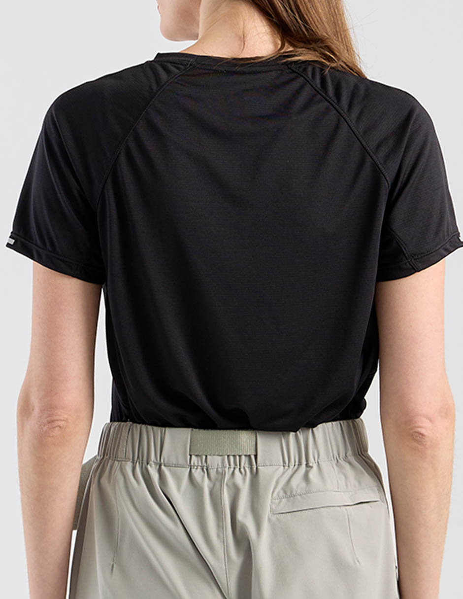 Playera deportiva térmico para correr X10 de mujer