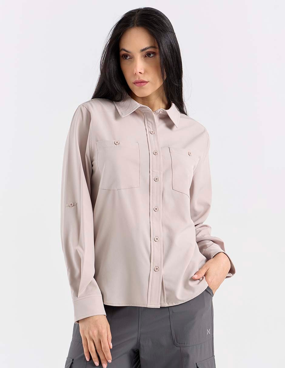 Playera deportiva para senderismo de mujer Playera deportiva para senderismo de mujer