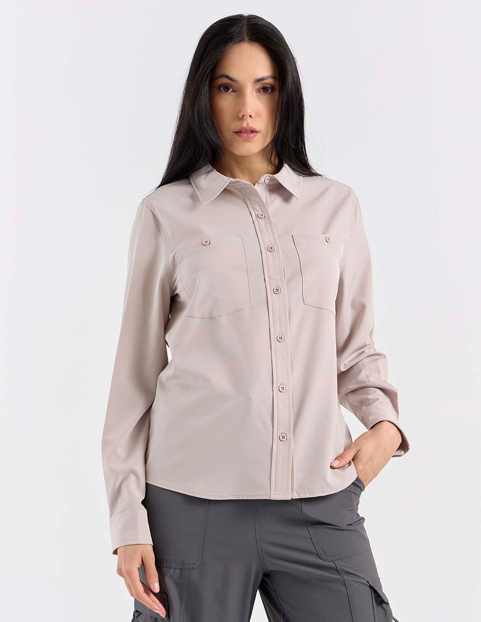 Playera deportiva para senderismo de mujer 2