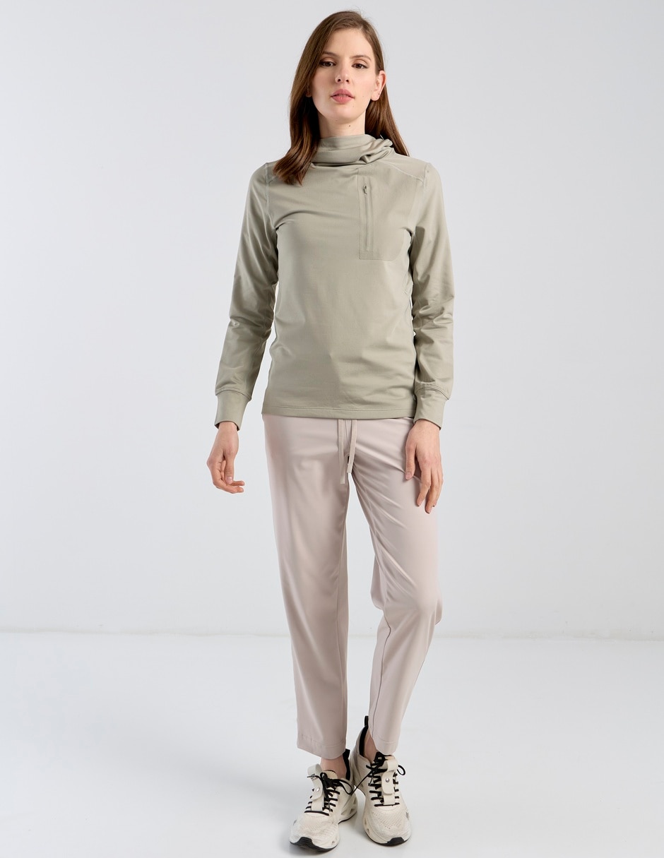 Sudadera con bolsa con cierre para mujer 3