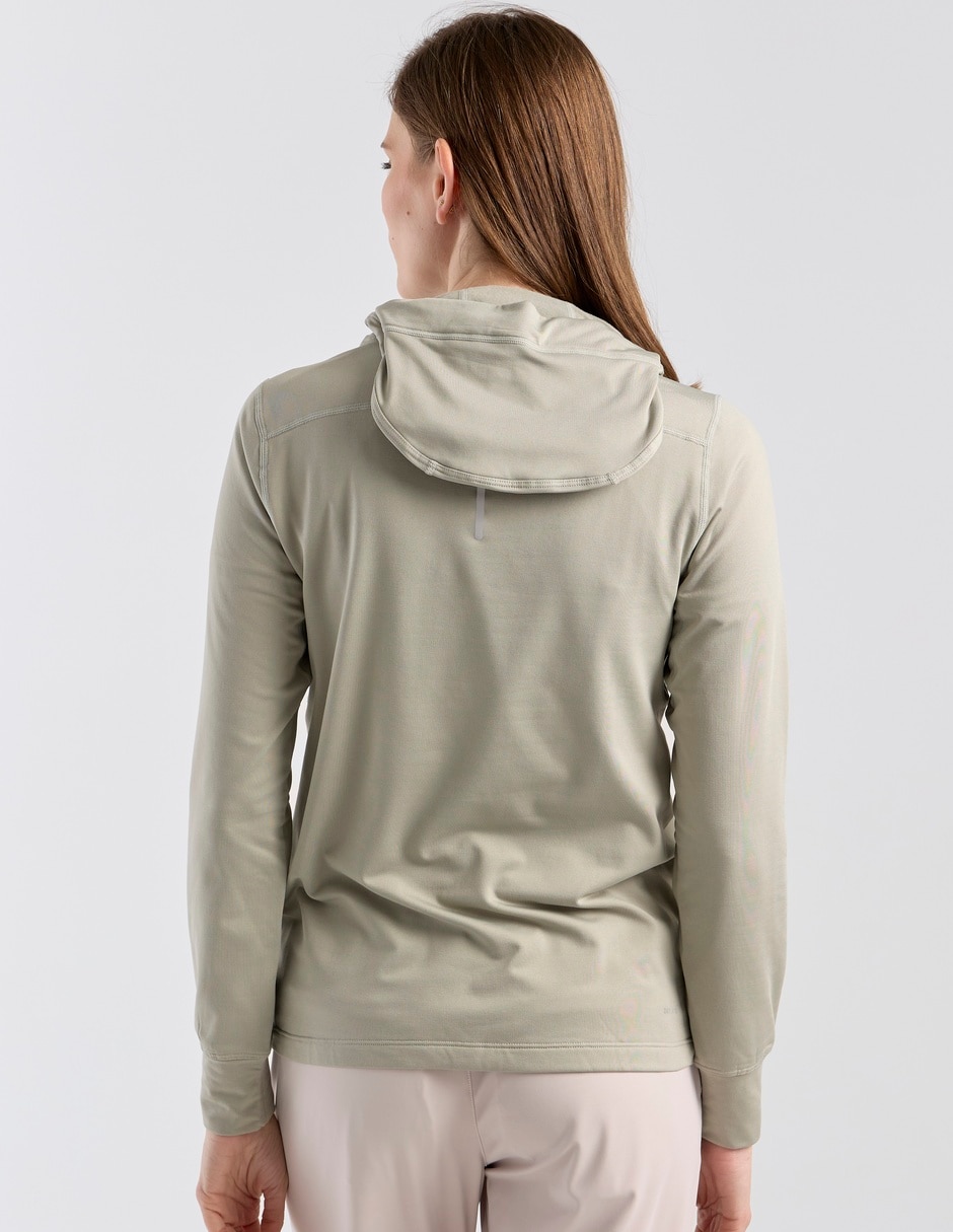 Sudadera con bolsa con cierre para mujer 6