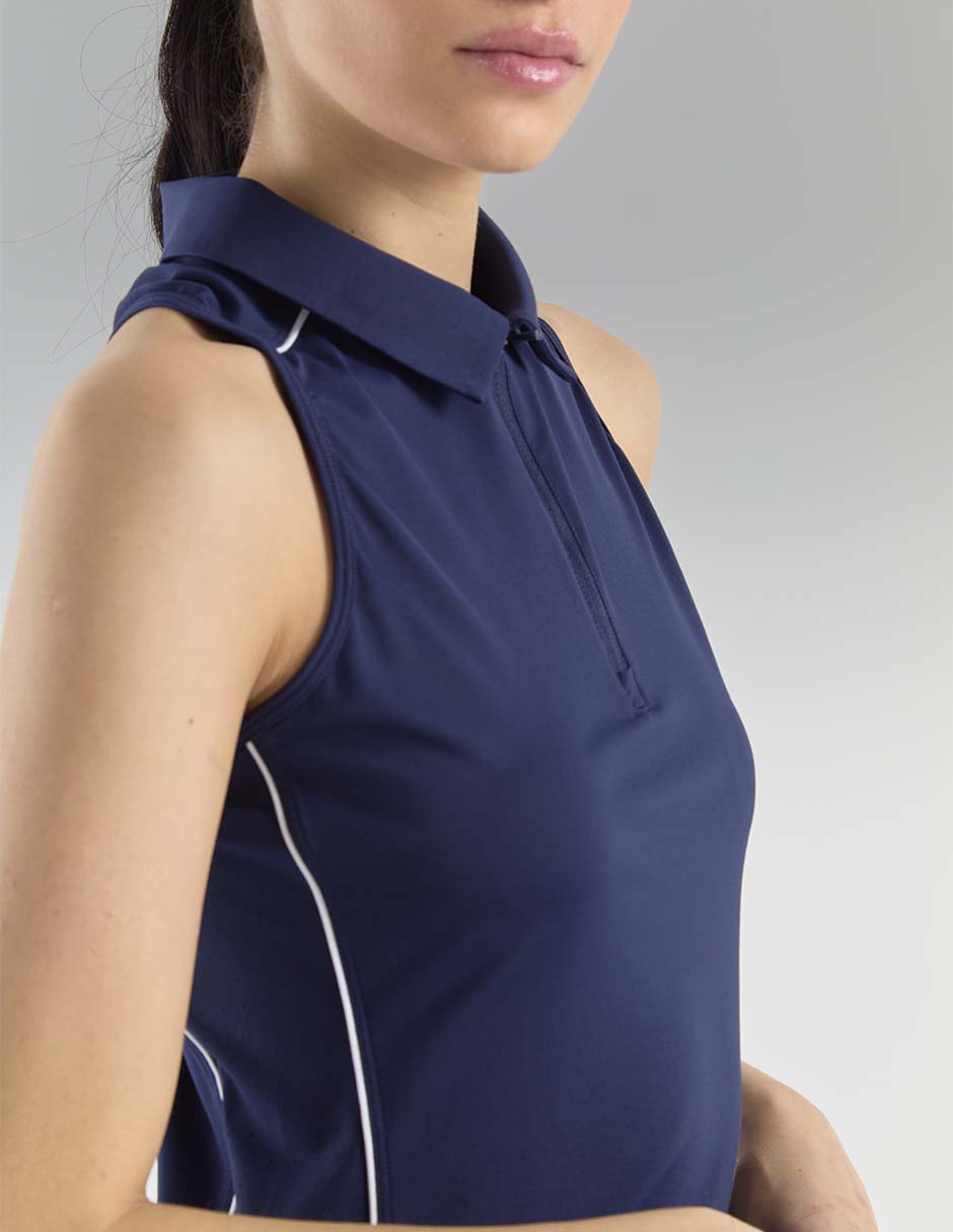 Playera tipo polo golf para mujer 10