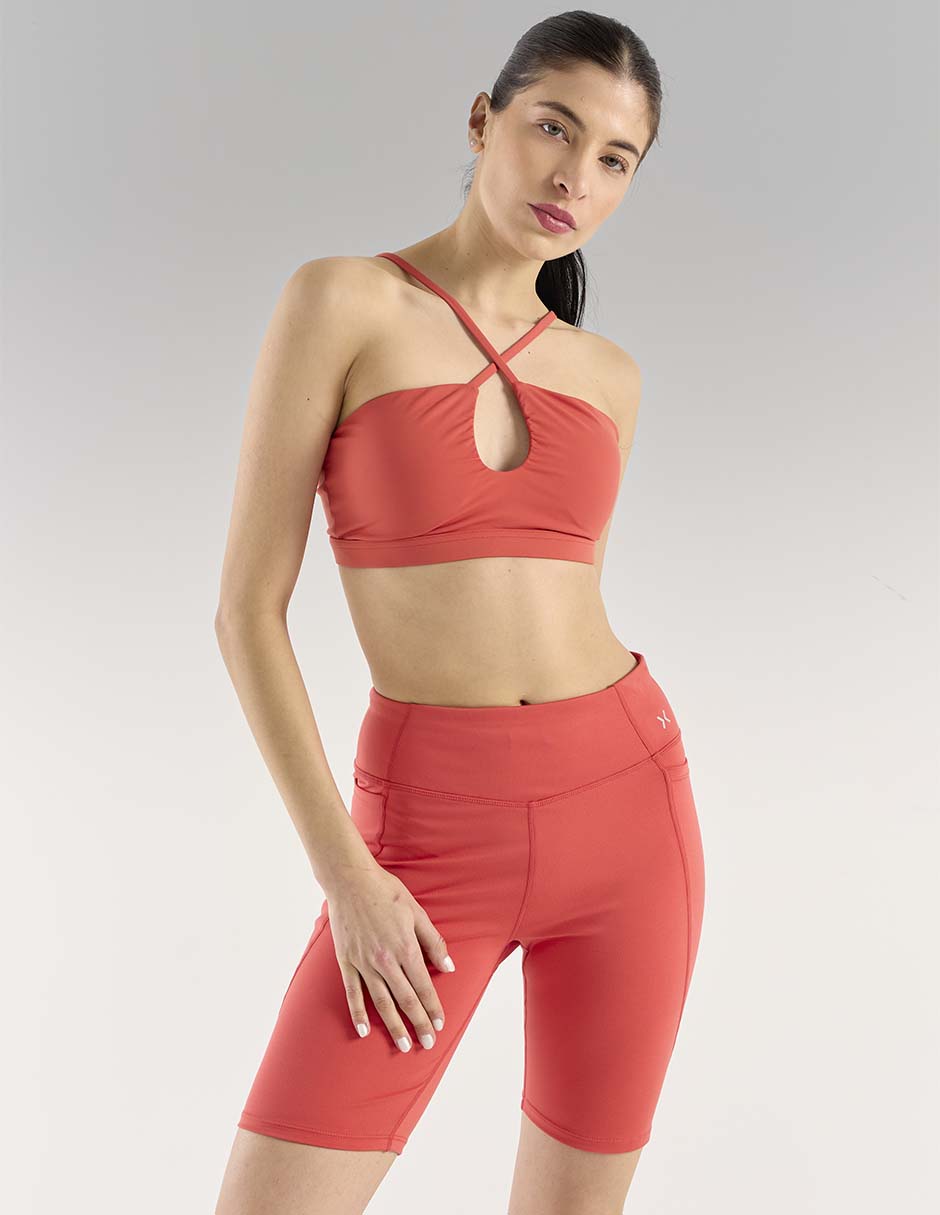 Licra con bolsillos para yoga mujer