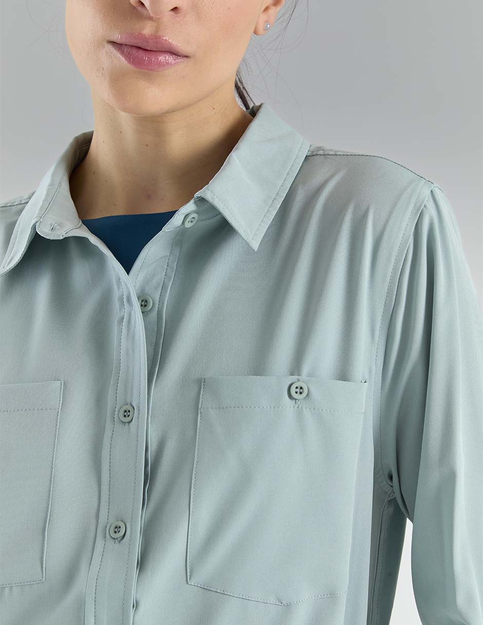 Playera deportiva para senderismo de mujer 5
