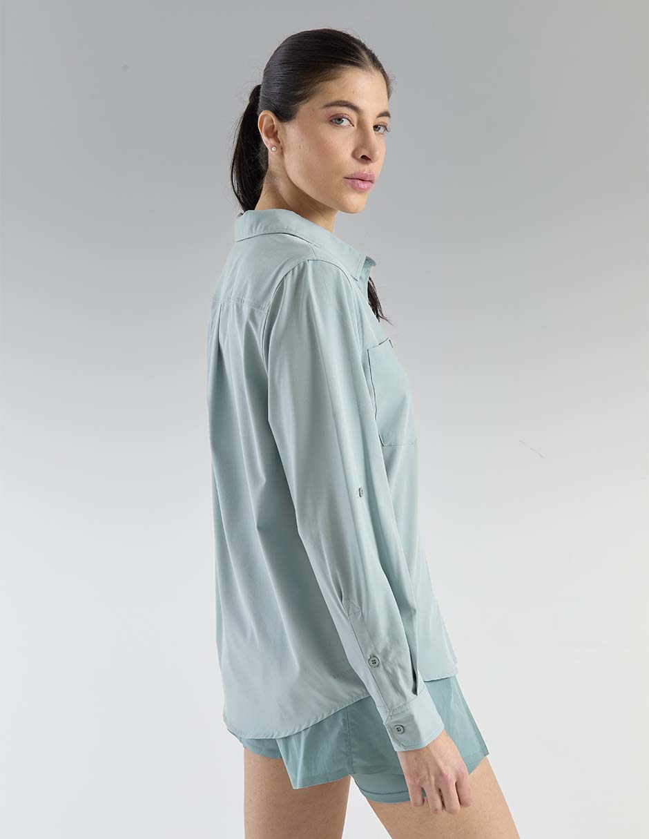 Playera deportiva para senderismo de mujer 6
