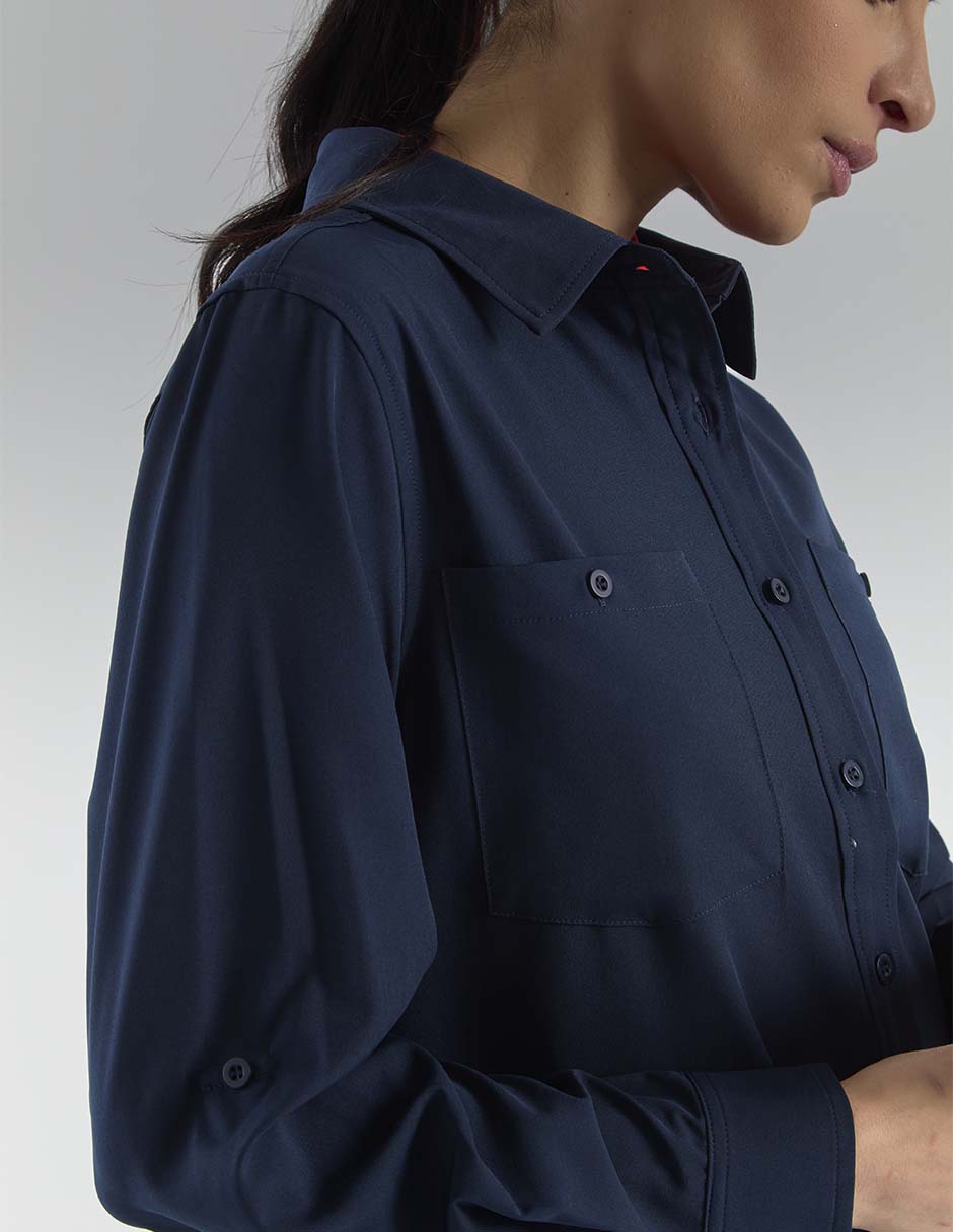 Playera deportiva para senderismo X10 de mujer