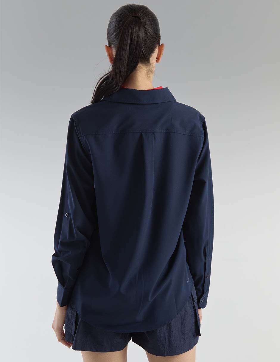 Playera deportiva para senderismo X10 de mujer
