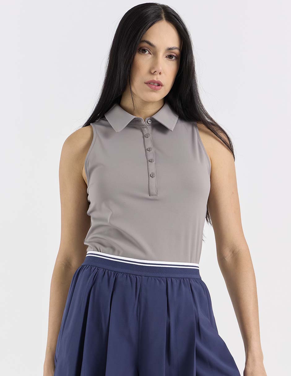 Playera tipo polo tennis para mujer