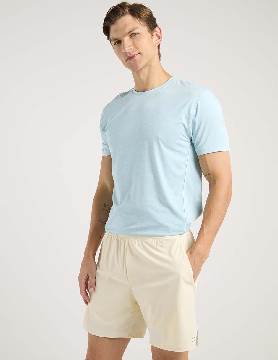 SHORT X10 HOMBRE, CH, BEIGE