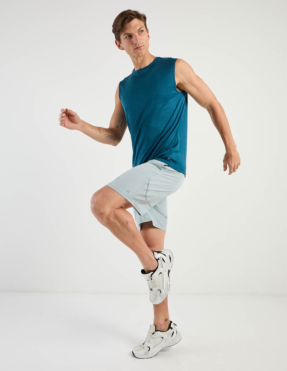 Short con bolsillos X10 para correr hombre