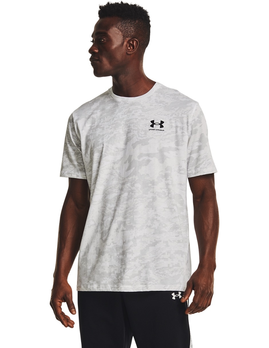 Playera deportiva para entrenamiento UA ABC CAMO SS de hombre Playera deportiva para entrenamiento UA ABC CAMO SS de hombre