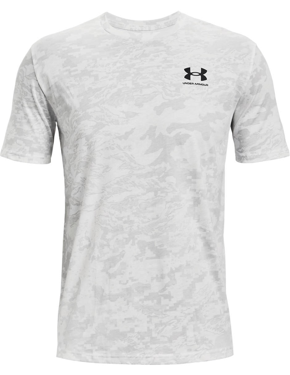 Playera deportiva para entrenamiento UA ABC CAMO SS de hombre 5