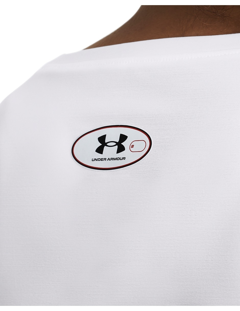 Playera deportiva para entrenamiento UA HG OG Compression SS de mujer 3