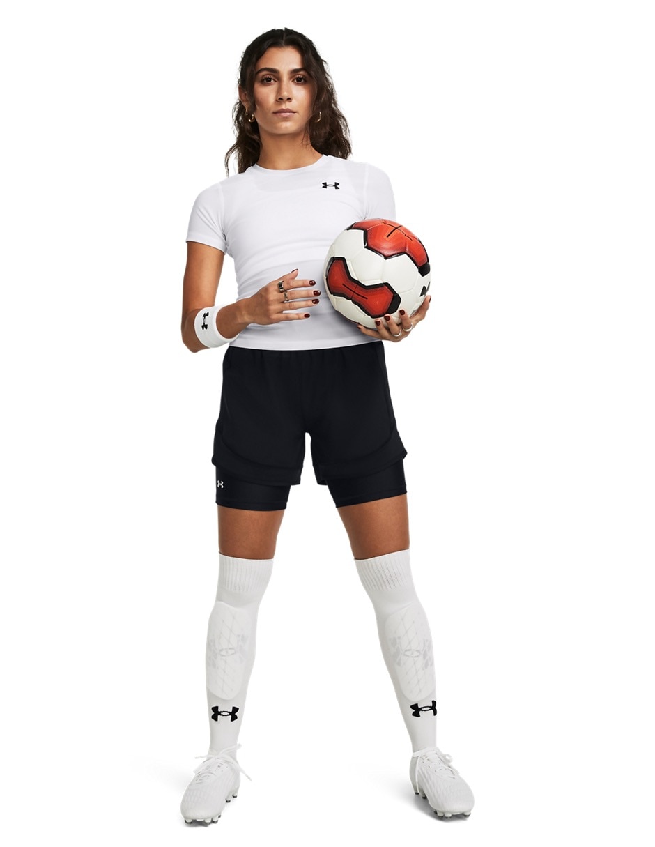 Playera deportiva para entrenamiento UA HG OG Compression SS de mujer 4