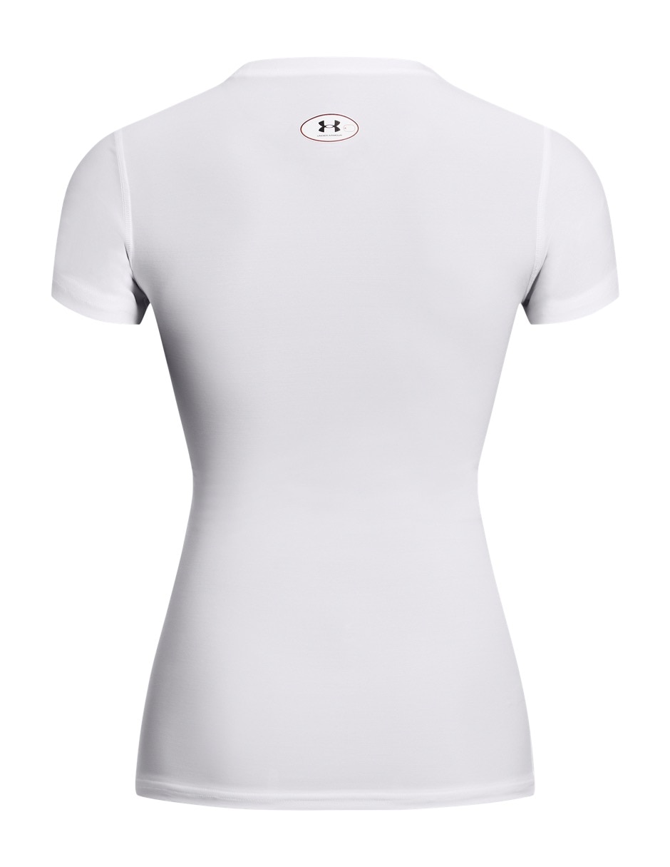 Playera deportiva para entrenamiento UA HG OG Compression SS de mujer 5