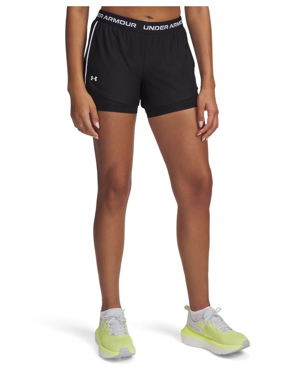 Short Under armour Tech play up 2in1 shorts para entrenamiento mujer