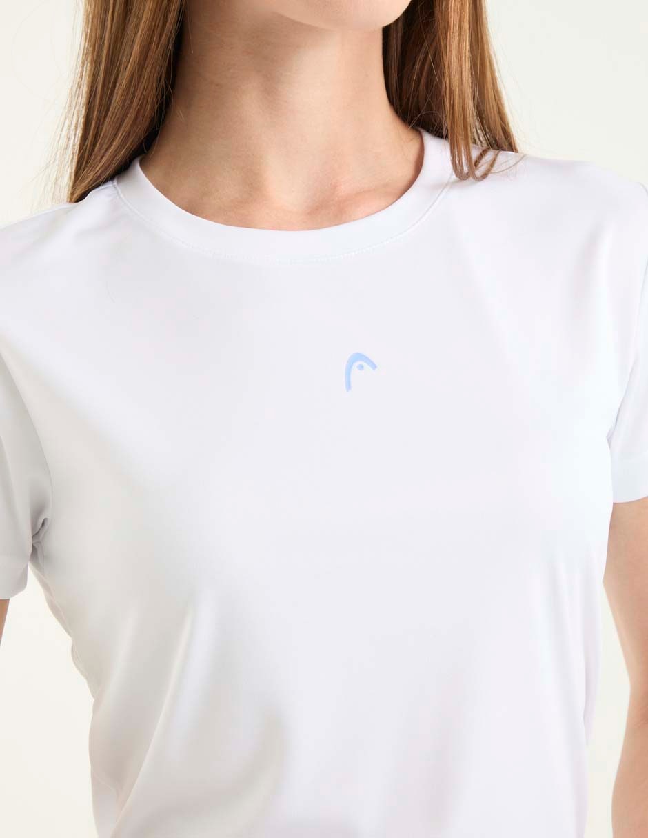 Playera deportiva para deporte con raqueta de mujer 3