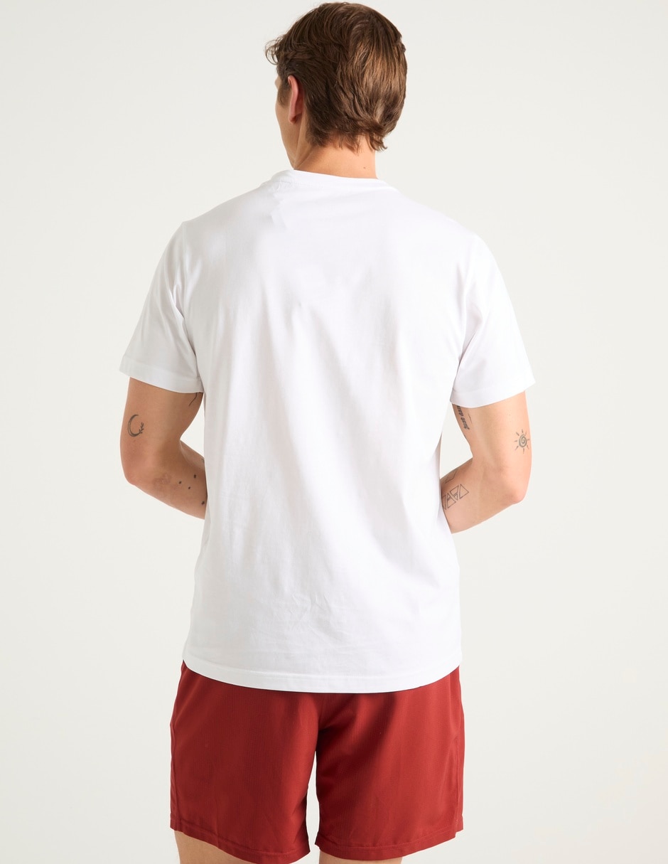 Playera deportiva para deporte con raqueta de hombre 2
