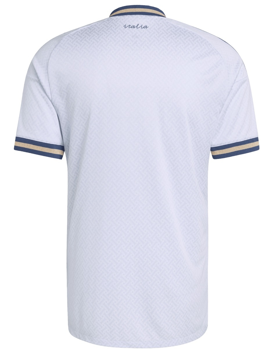 Jersey de Selección de fútbol de Italia Visitante Authentic manga corta jugador para hombre 3