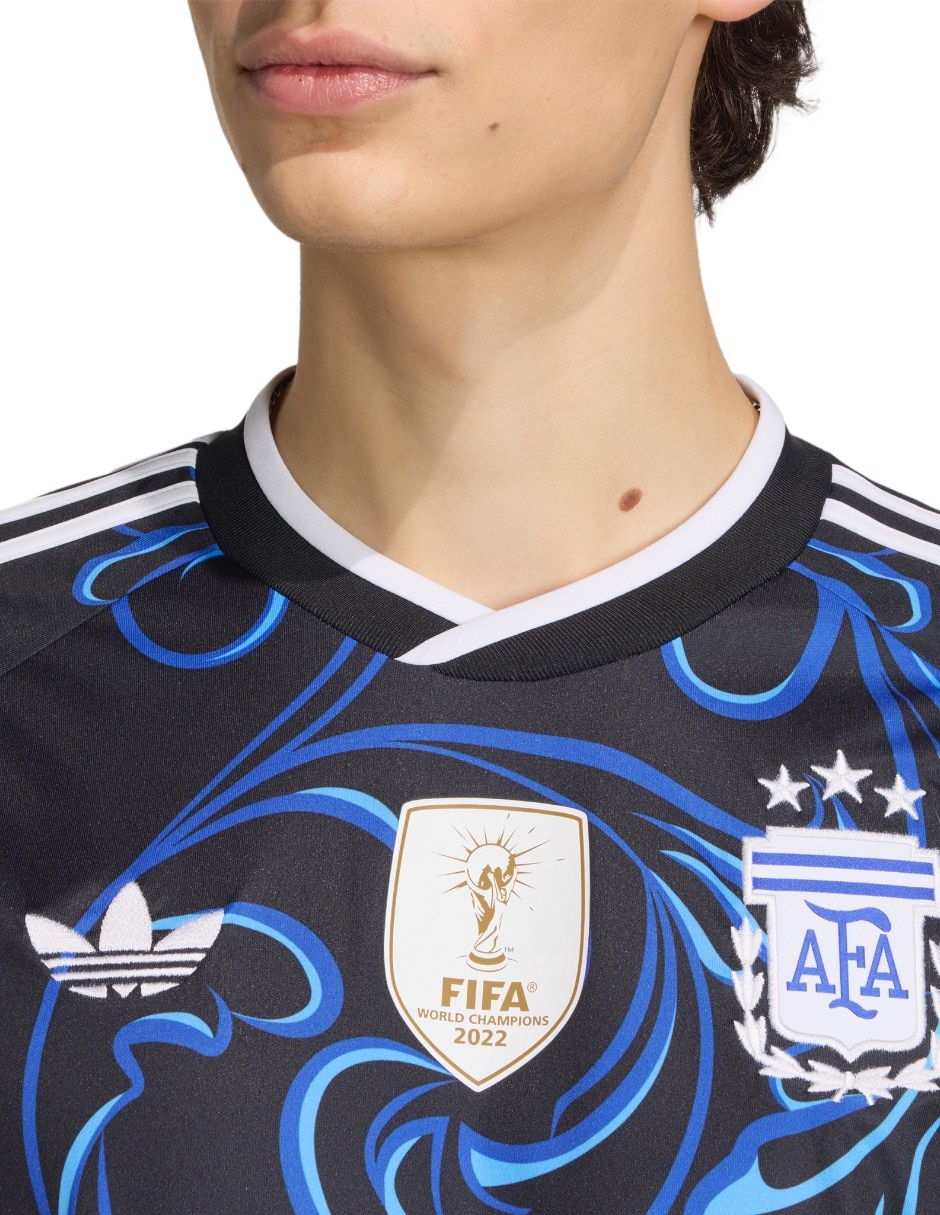 Jersey de Selección de fútbol de Argentina visitante fan para hombre 6
