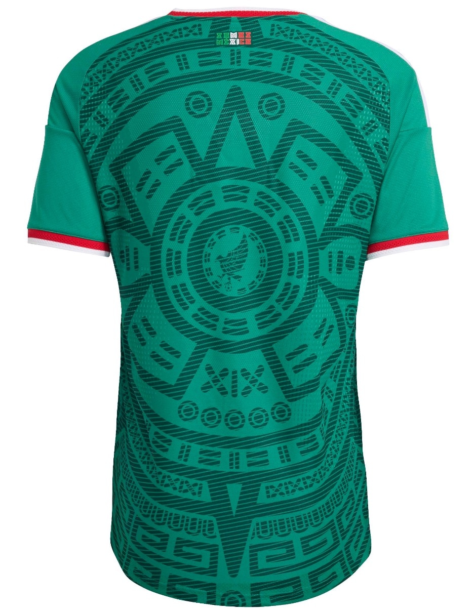 Jersey de Selección Nacional de México local authentic manga corta para hombre 2
