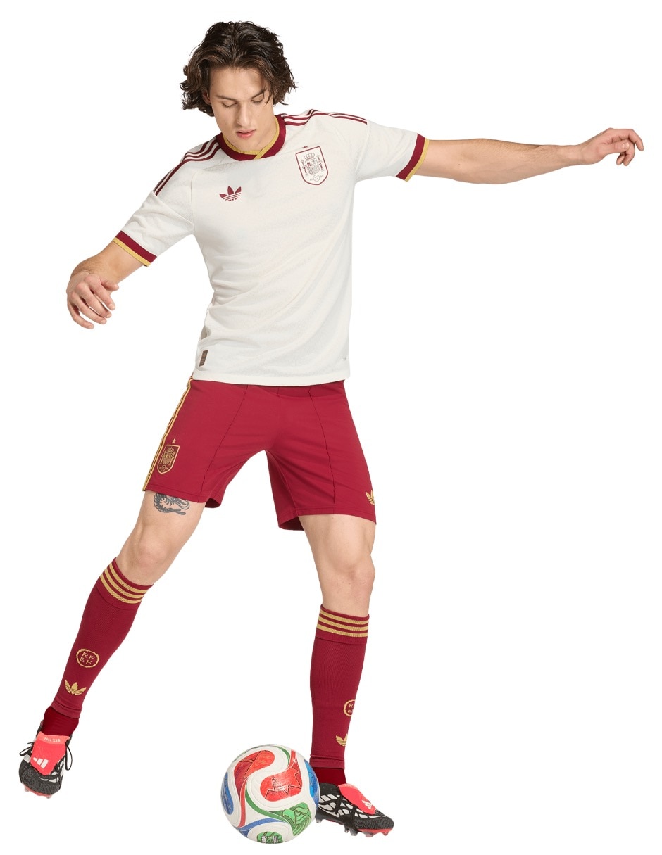 Jersey de Selección de fútbol de España visitante authentic jugador para hombre 5