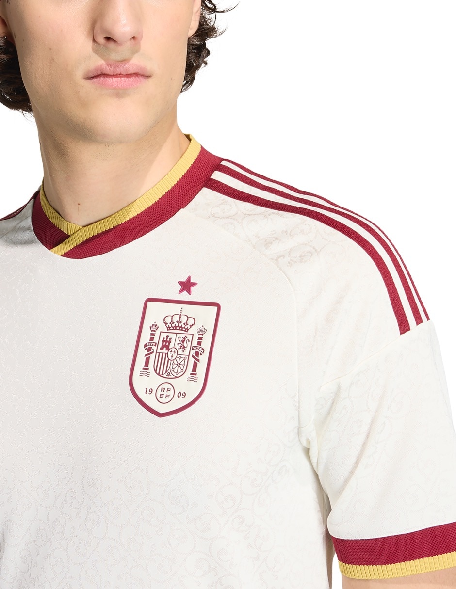 Jersey de Selección de fútbol de España visitante authentic jugador para hombre 6