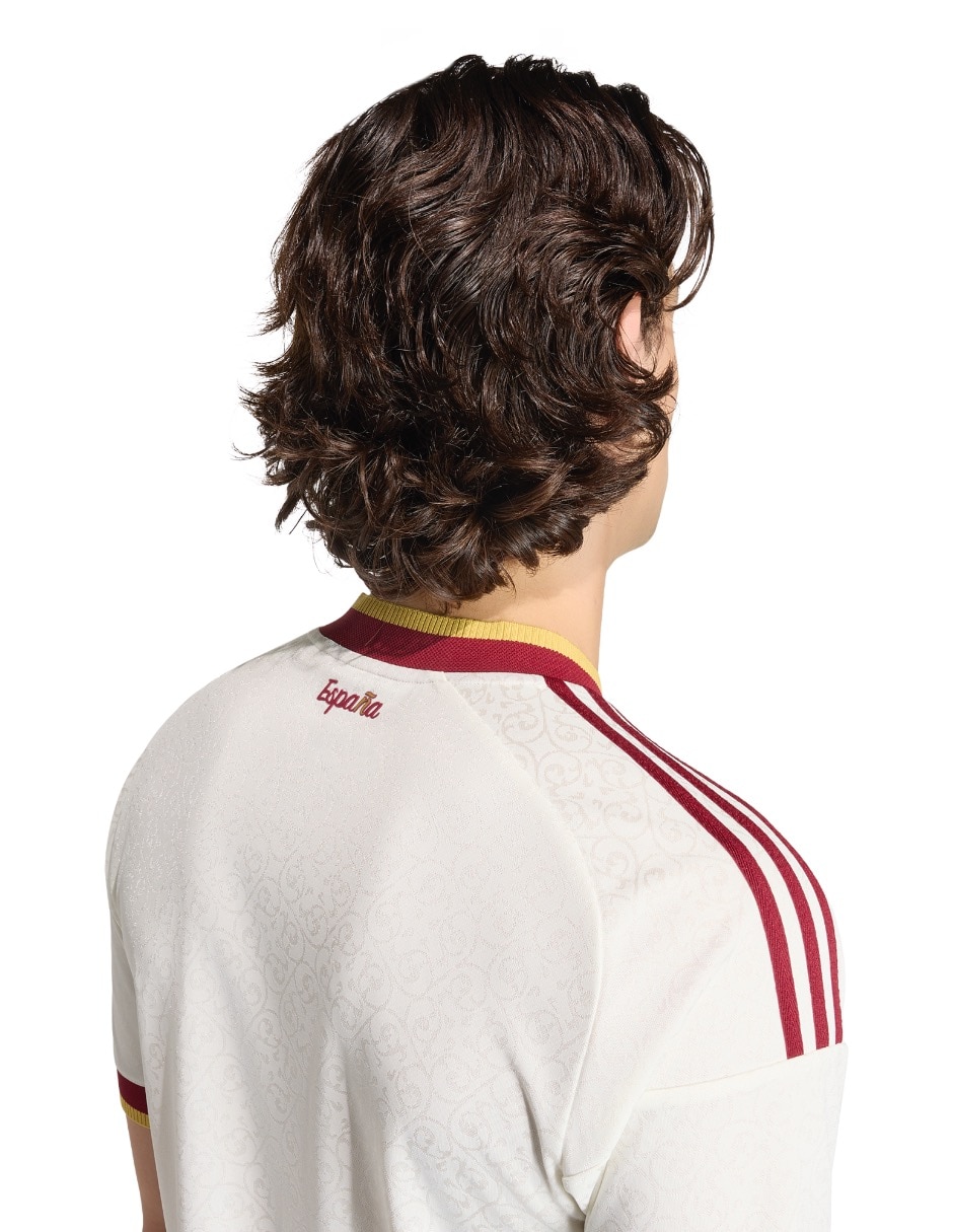 Jersey de Selección de fútbol de España visitante authentic jugador para hombre 7