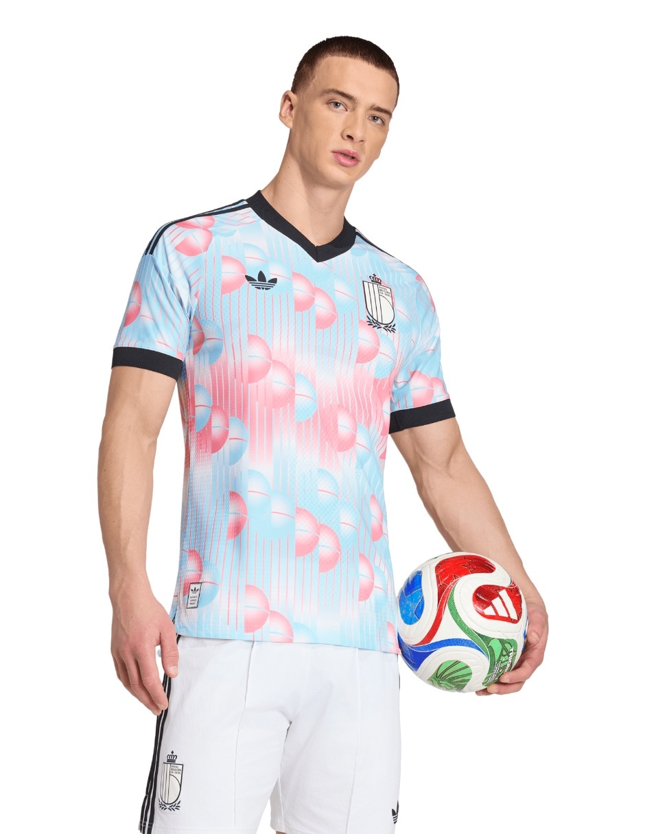 Jersey de Selección de fútbol de Bélgica visitante authentic jugador para hombre