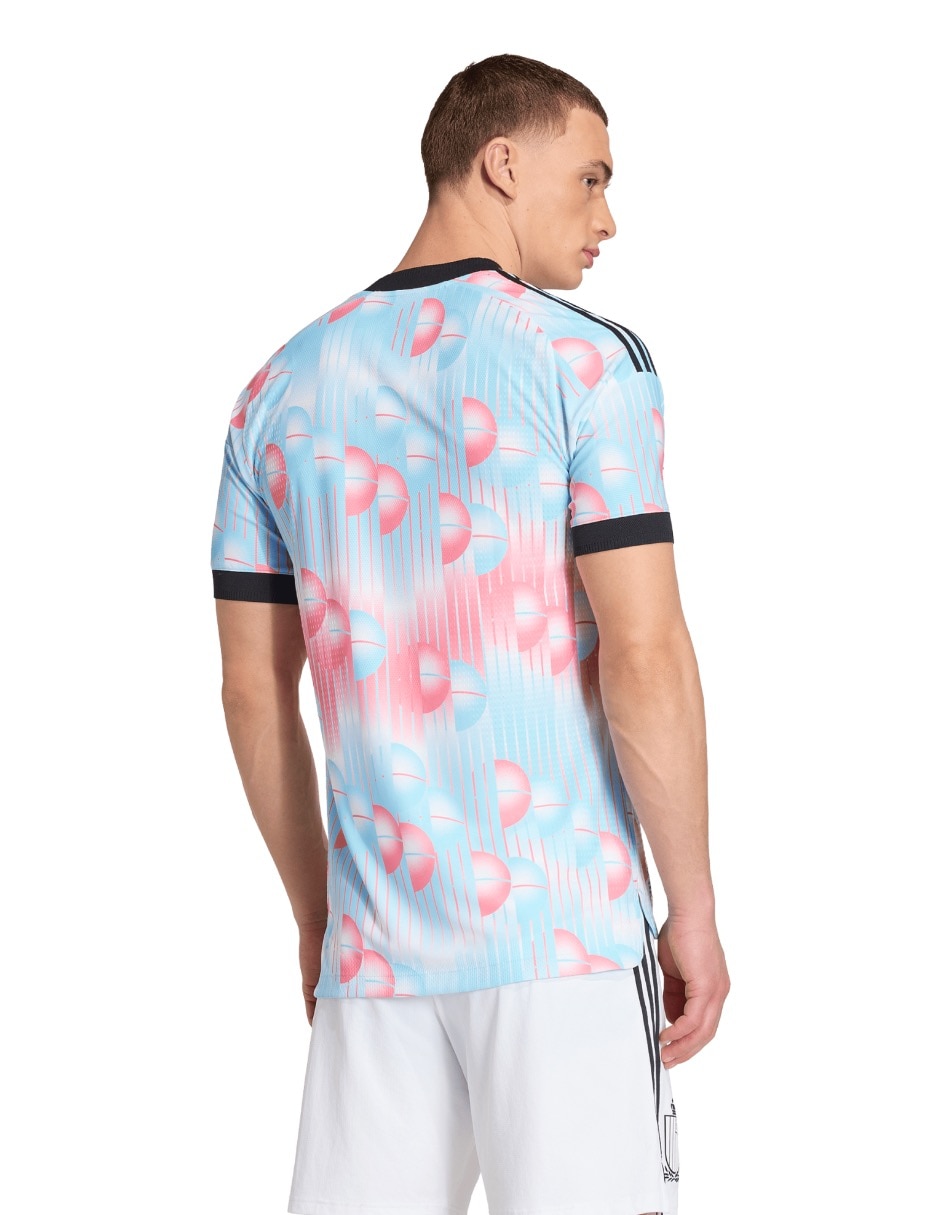 Jersey de Selección de fútbol de Bélgica visitante authentic jugador para hombre 3
